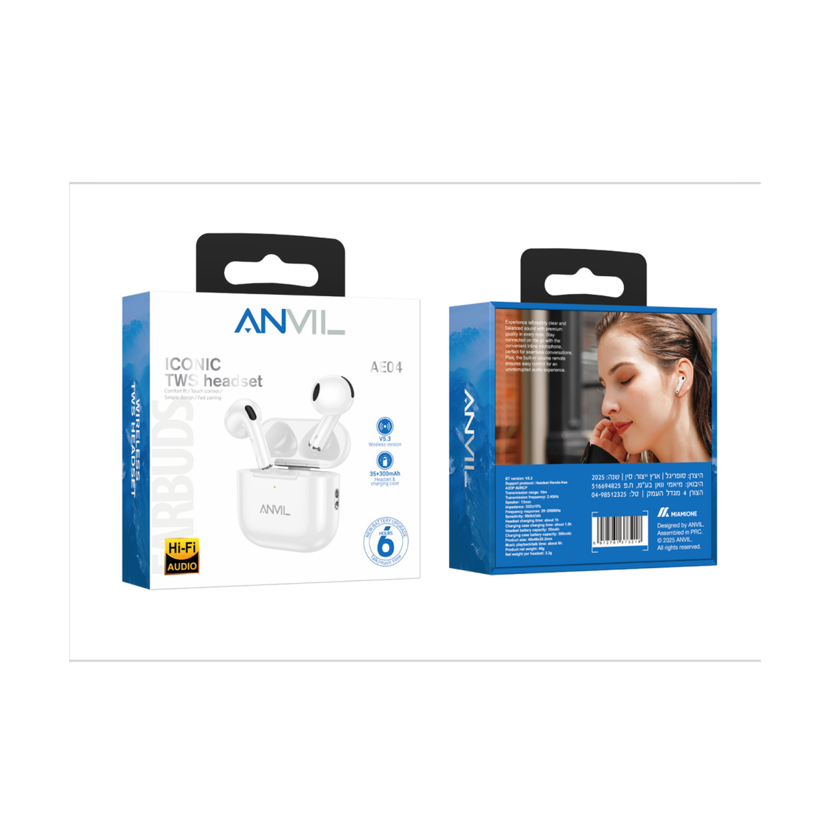 אוזניות Copy AirPods 4 — זמין לרכישה בעידן הסלולר
